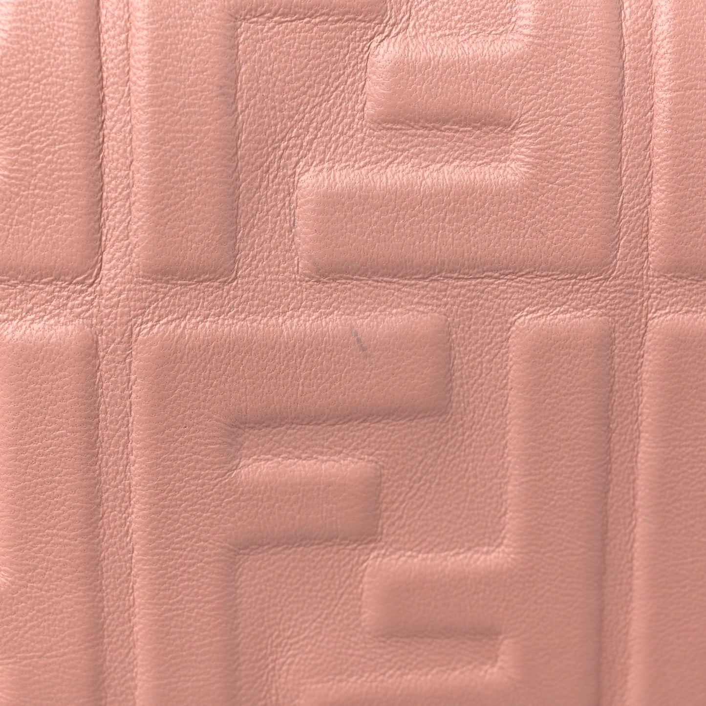 Nappa FF 1974 Embossed Baguette Rosa Bourbon