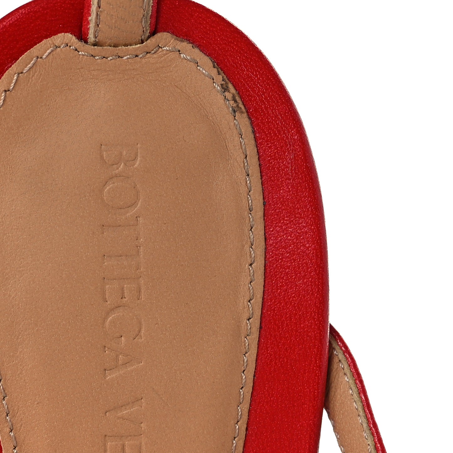 Lambskin Stretch Multi Strap 90mm Sandals 37 Tomato