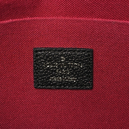 Louis Vuitton Empreinte Monogram Giant Felicie Pochette Black Beige 6 of 9