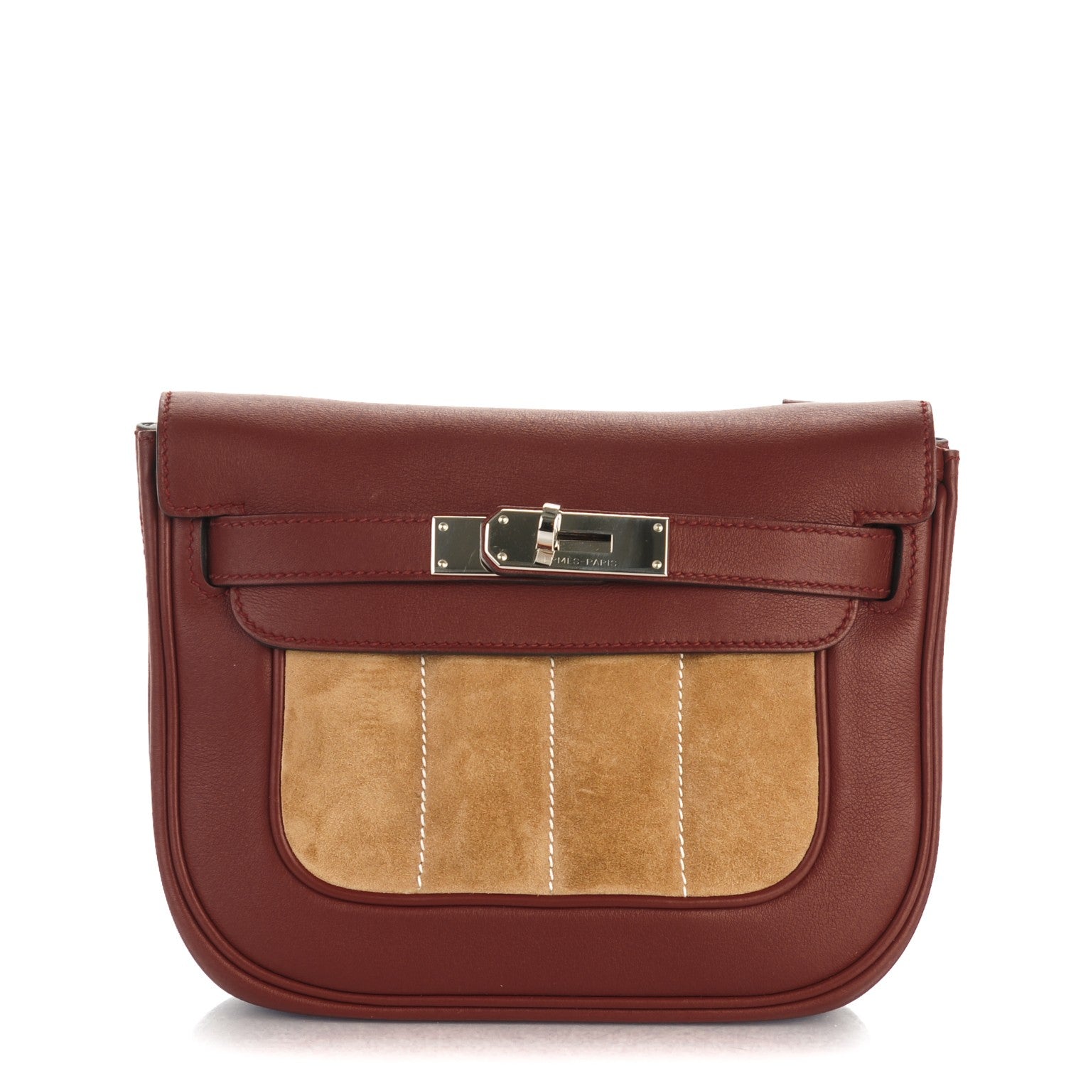 Hermes Swift Veau Doblis Mini Sac Berline 21 Rouge H 1 of 10