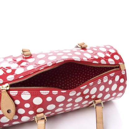 Louis Vuitton Vernis Kusama Infinity Dots Papillon 30 Red 5 of 10