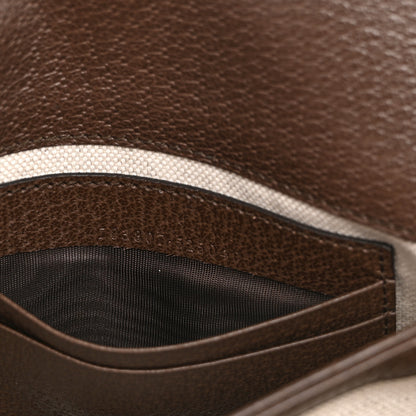 Gucci GG Supreme Monogram Textured Dollar Calfskin Blondie Belt Bag 85 34 Beige Ebony New Acero 7 of 10
