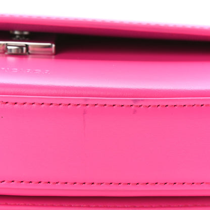 Balenciaga Shiny Box Calfskin Ghost Sling Bag Fuchsia 7 of 9