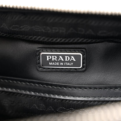 Prada Spazzolato Medium Brique Crossbody Bag Black 7 of 14
