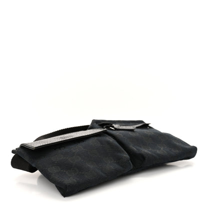 Gucci GG Monogram Double Pocket Belt Bag Black 4 of 11