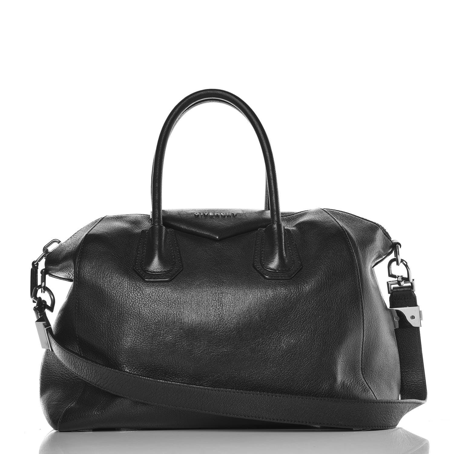 Givenchy Sugar Goatskin Medium Antigona Black 1 of 13