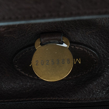 Mulberry Natural Leather Small Bayswater Chocolate 7 of 10