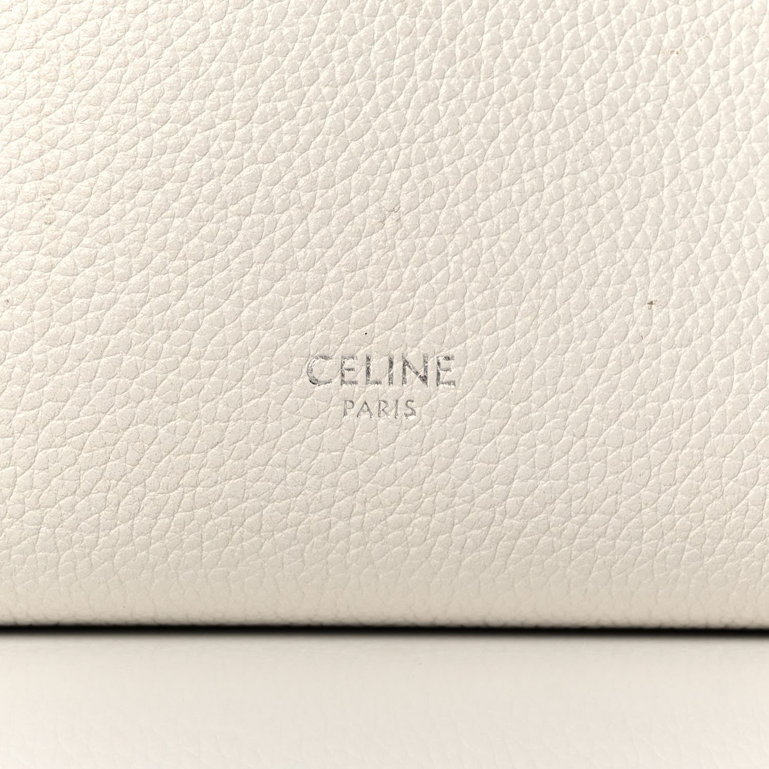 Celine Soft Grained Calfskin Small Sangle Bucket Bag White 6 of 15