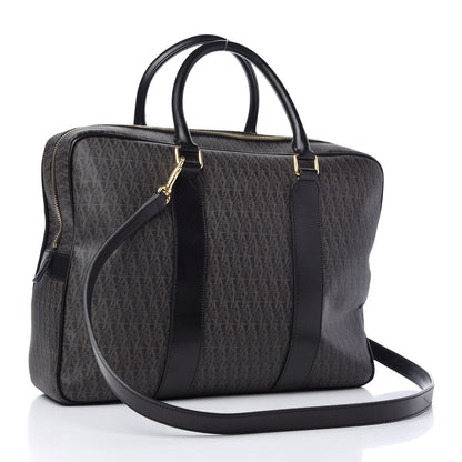 Saint Laurent Toile Classic Monogram Rodeo Briefcase Black 3 of 10