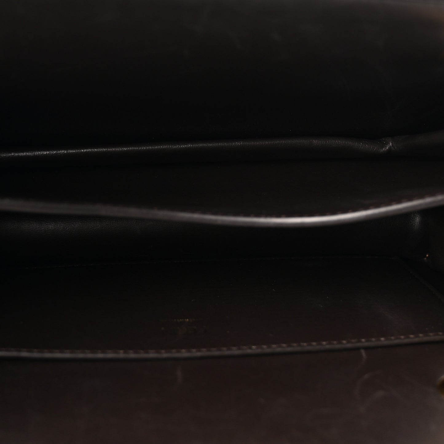 Vitello King Nubuck Pequin Karligraphy Pocket Shoulder Bag Biscuit Tobacco Moro
