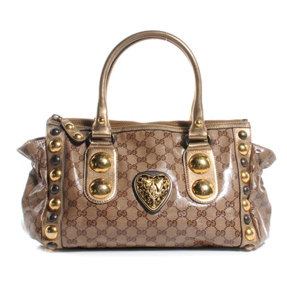 Gucci Crystal Monogram Babouska Tote 1 of 7