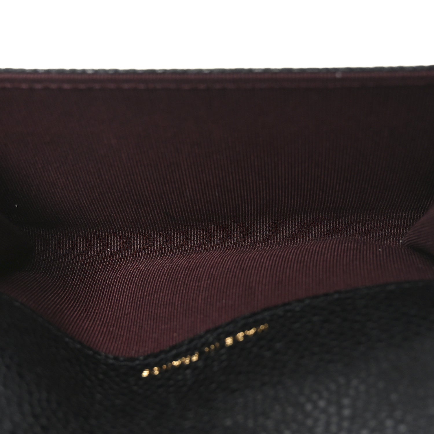 Chanel Caviar Quilted Flap Card Holder Wallet Black 5 of 9