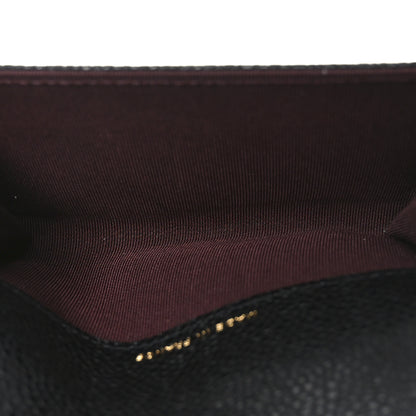 Chanel Caviar Quilted Flap Card Holder Wallet Black 5 of 9