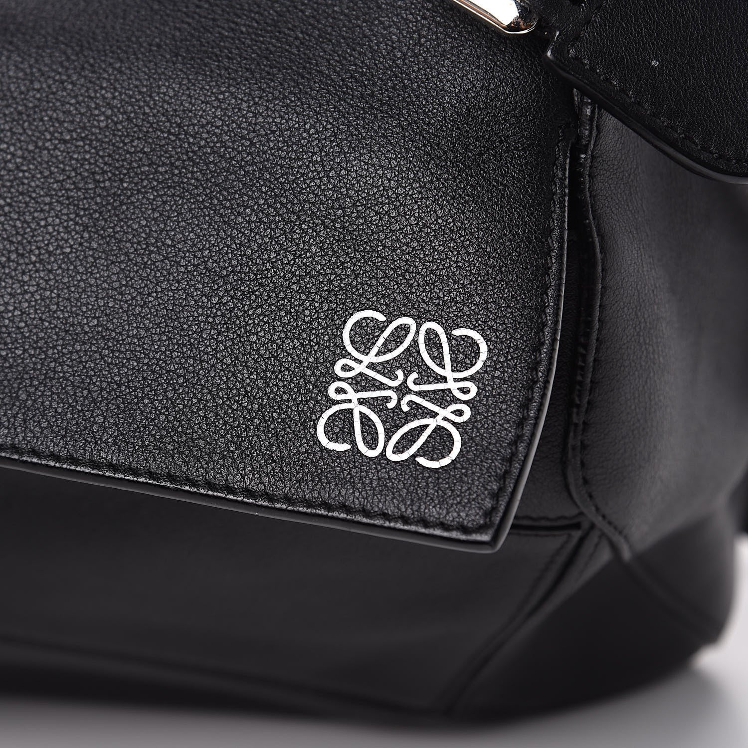 Loewe Calfskin Medium Puzzle Bag Black 12 of 14