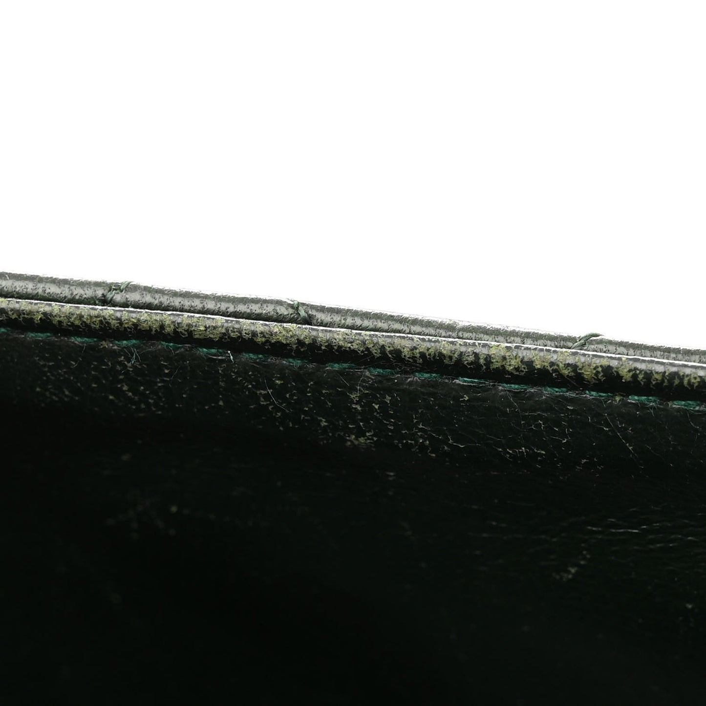 Lambskin Quilted Small Single Flap With Pouch Green