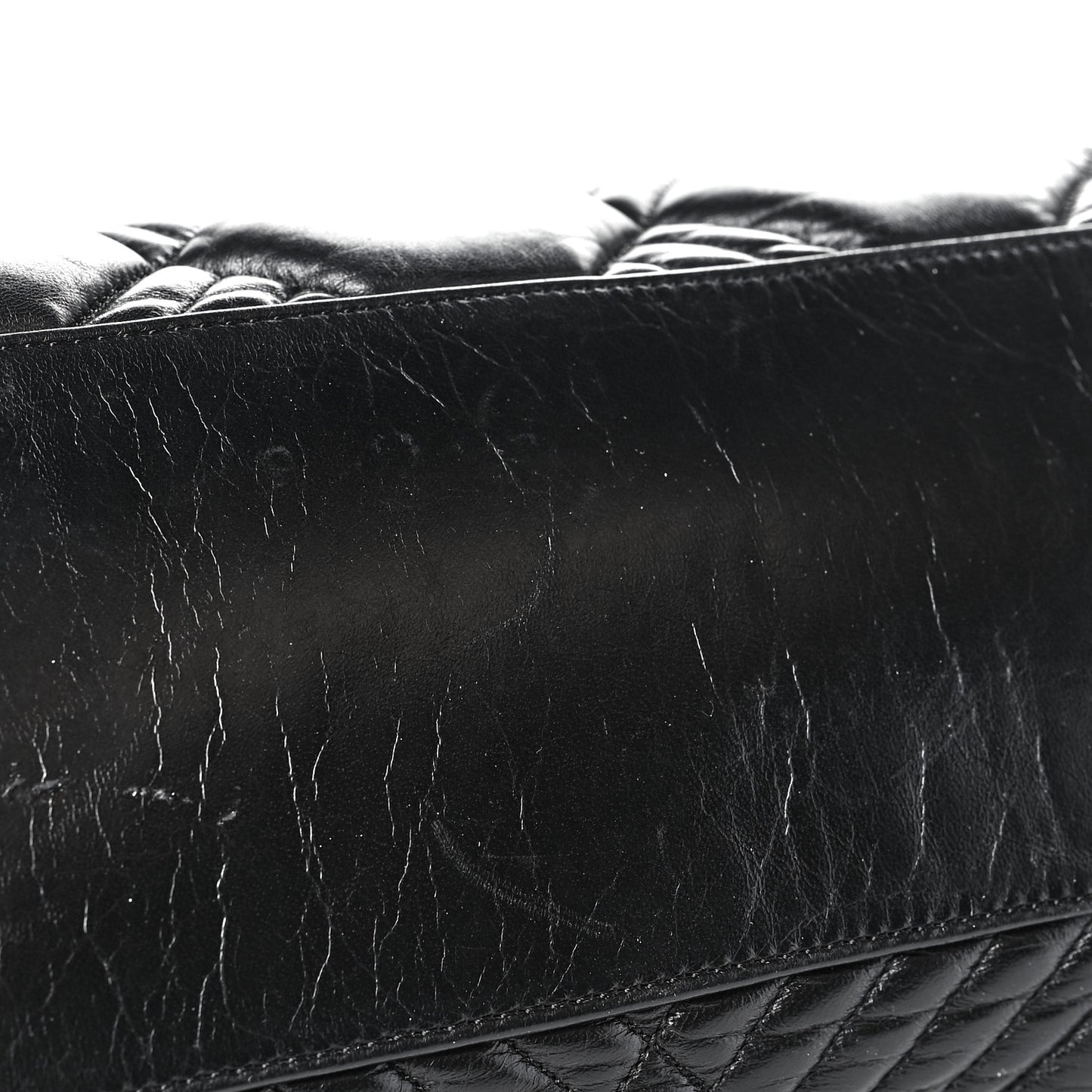 Lambskin In and Out XL Maxi Flap Black
