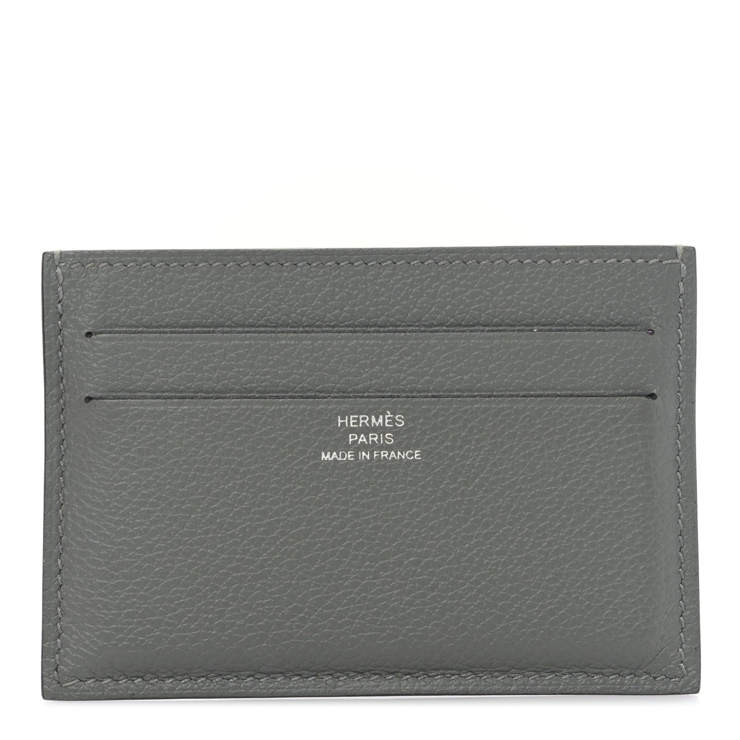 Evercolor Citizen Twill Card Case Gris Meyer Bleu De France
