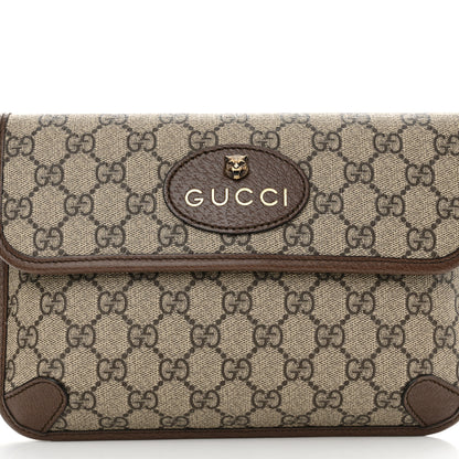 Gucci GG Supreme Monogram Neo Vintage Web Belt Bag Brown 9 of 12