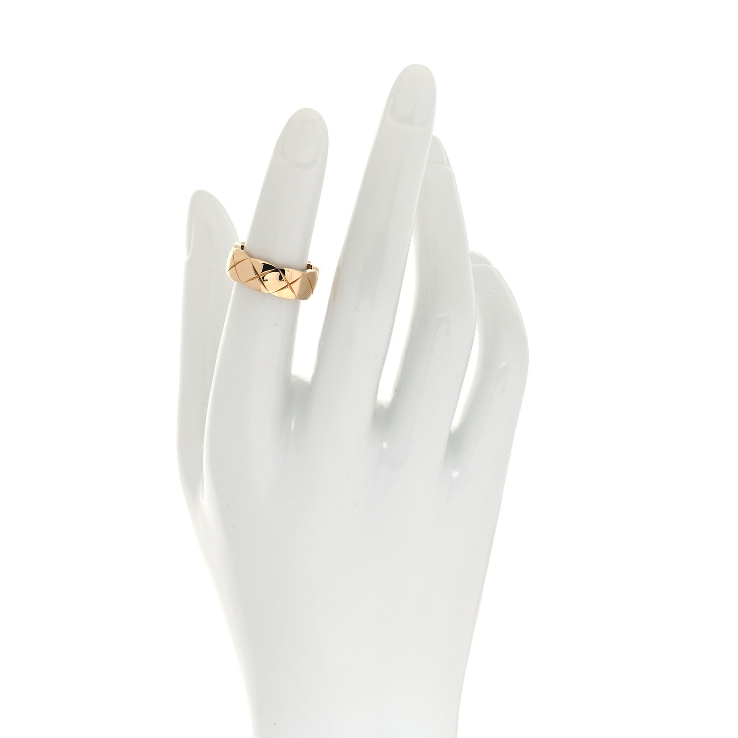 Chanel 18K Yellow Gold Small Coco Crush Ring 49 5 2 of 6