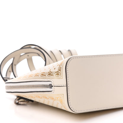 Gucci X SEGA Calfskin GUCCY Stars Mini Dome Shoulder Bag Mystic White Gold 9 of 11