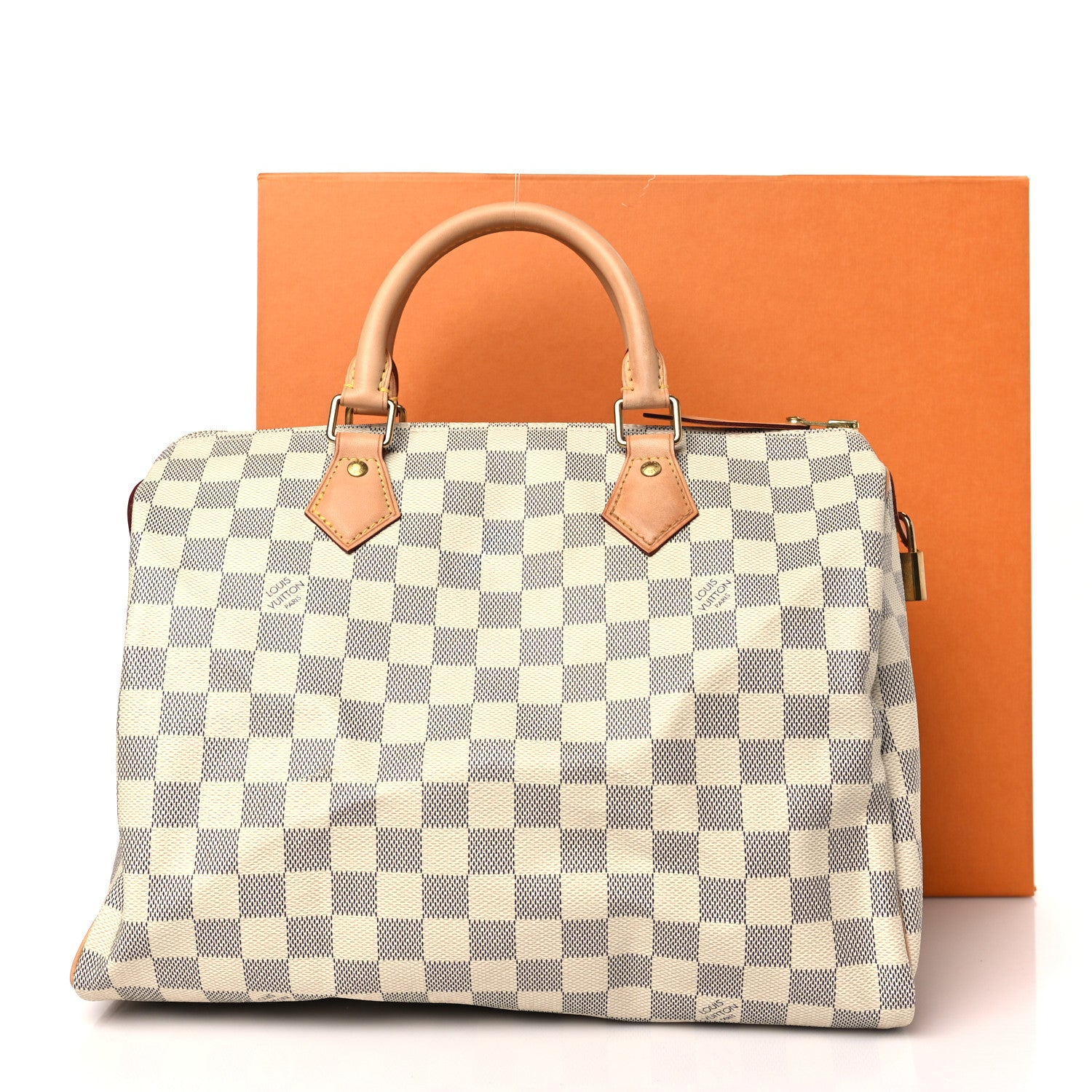 Louis Vuitton Damier Azur Speedy 30 8 of 8
