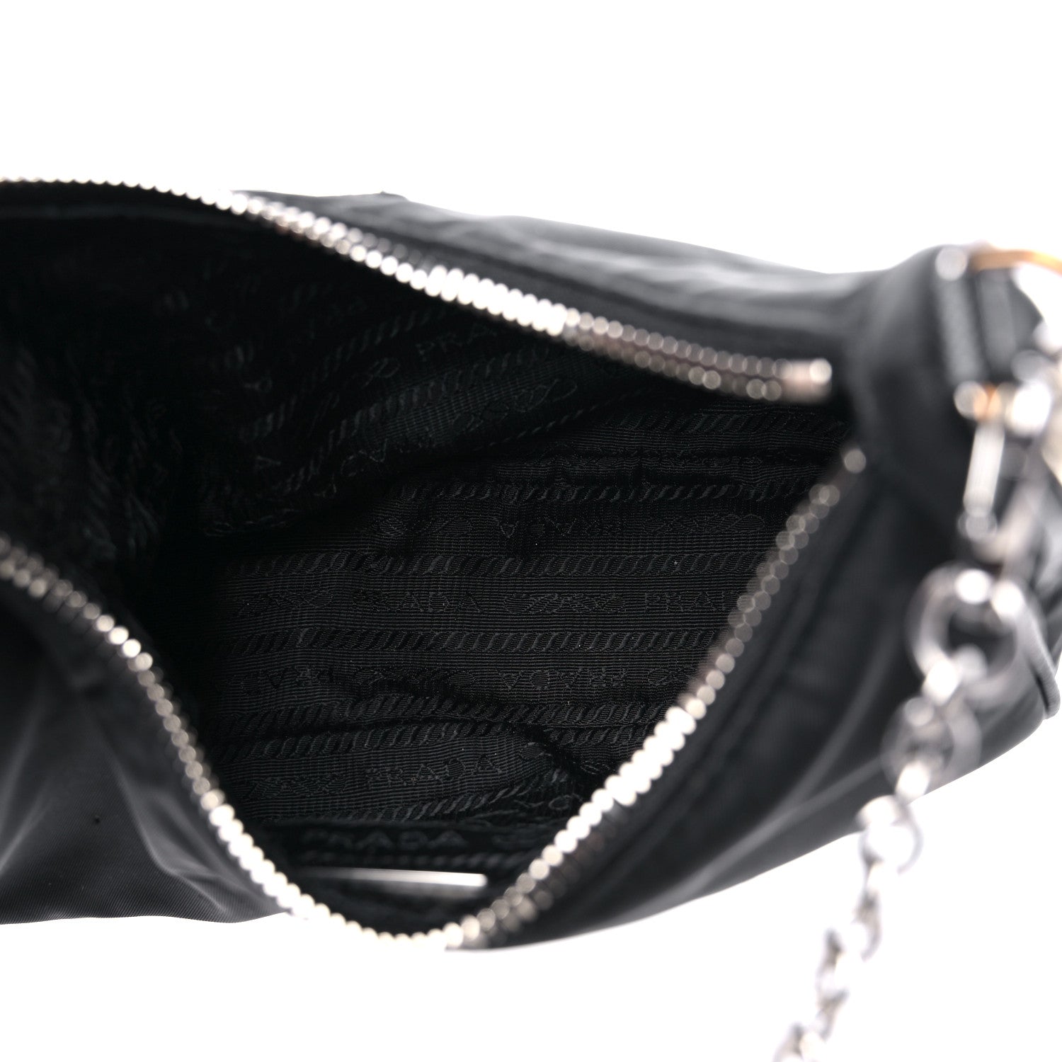 Prada Nylon Re-Edition 2005 Shoulder Bag Black 5 of 10
