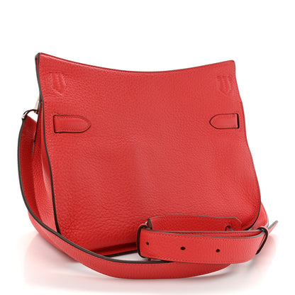 Hermes Taurillon Clemence Jypsiere 28 Rouge Pivoine 3 of 16