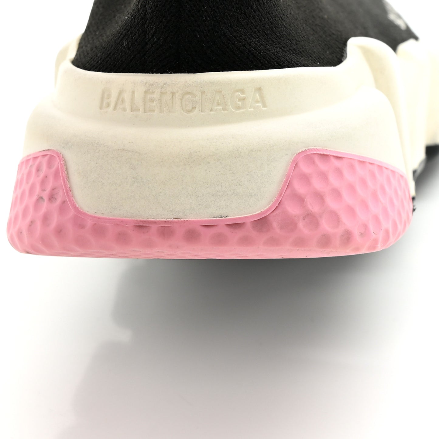 Neoprene Knit Multicolor Sole Womens Speed Sneakers 39 Black Pink