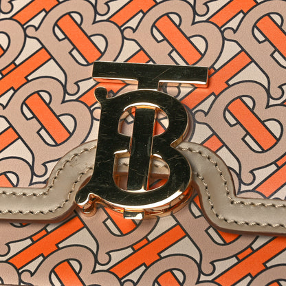Burberry Calfskin Monogram Small TB Bag Bright Orange 10 of 14