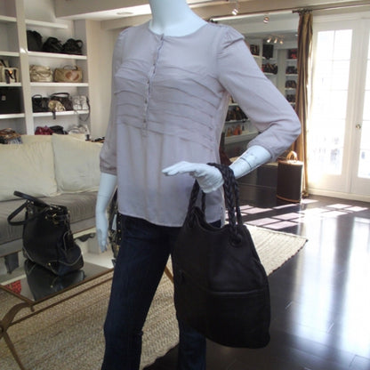 Bottega Veneta Woven Leather Julie Ebano 2 of 11