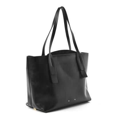 Chloe Shiny Calfskin Suede Medium C Zipped Tote Black 3 of 10
