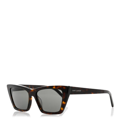 Saint Laurent Acetate Mica Cat Eye Sunglasses SL 276 Tortoise 1 of 8