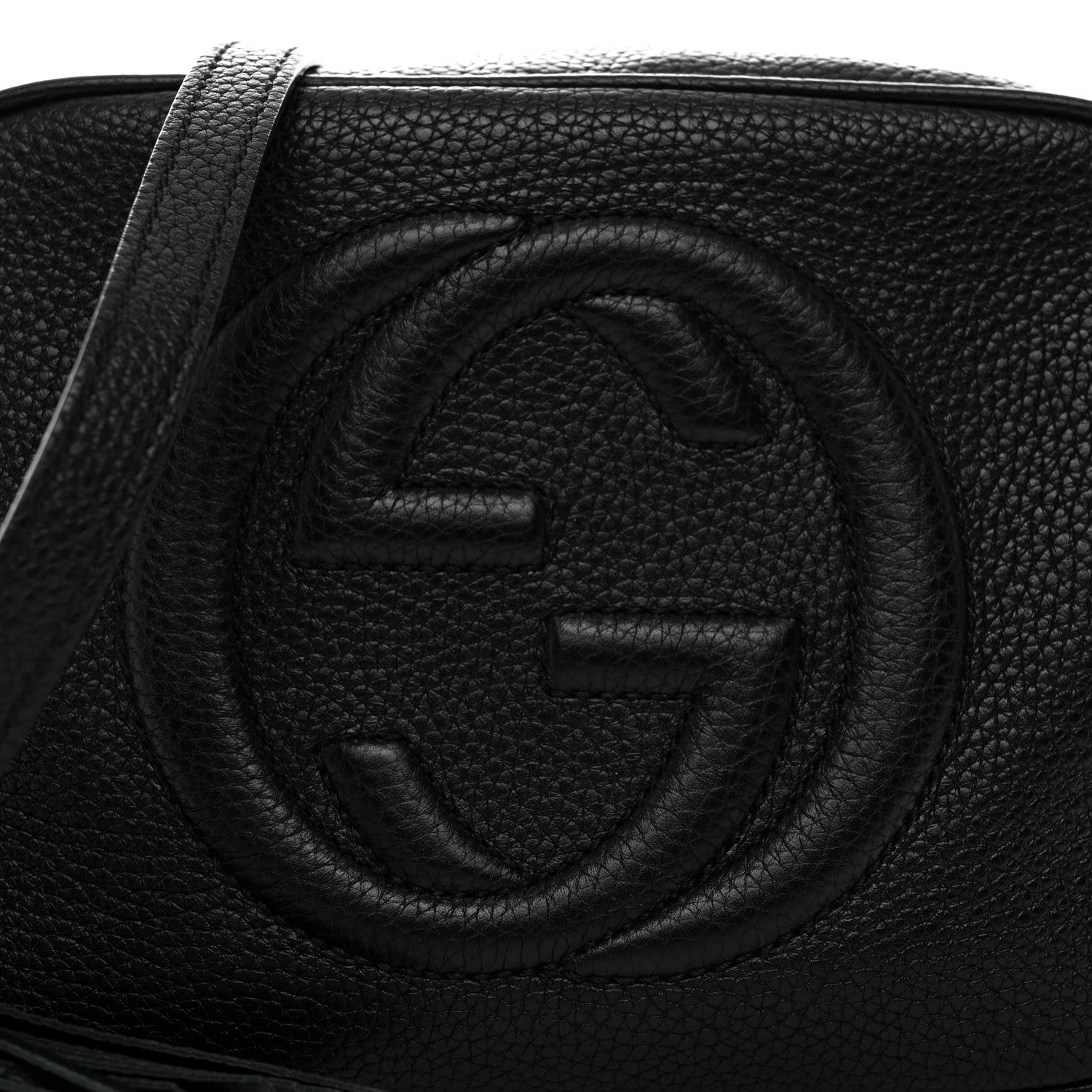 Gucci Pebbled Calfskin Small Soho Disco Bag Black 8 of 10