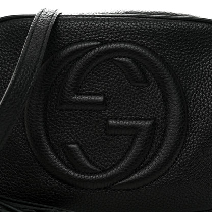 Gucci Pebbled Calfskin Small Soho Disco Bag Black 8 of 10