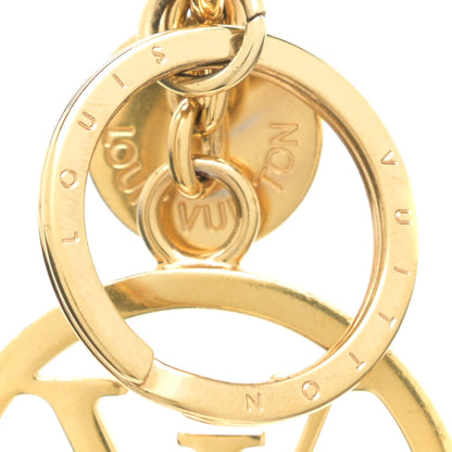Louis Vuitton LV Circle Bag Charm Key Holder Gold 5 of 6
