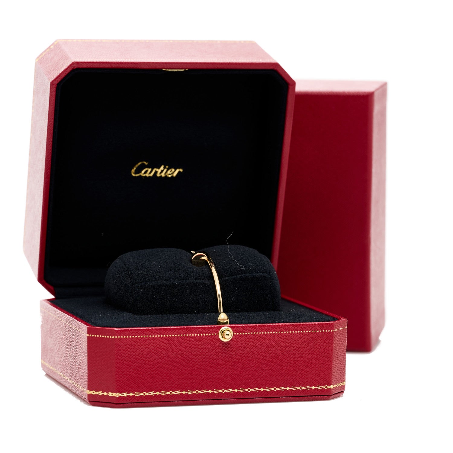 Cartier 18K Yellow Gold Small Juste Un Clou Bracelet 16 4 of 4
