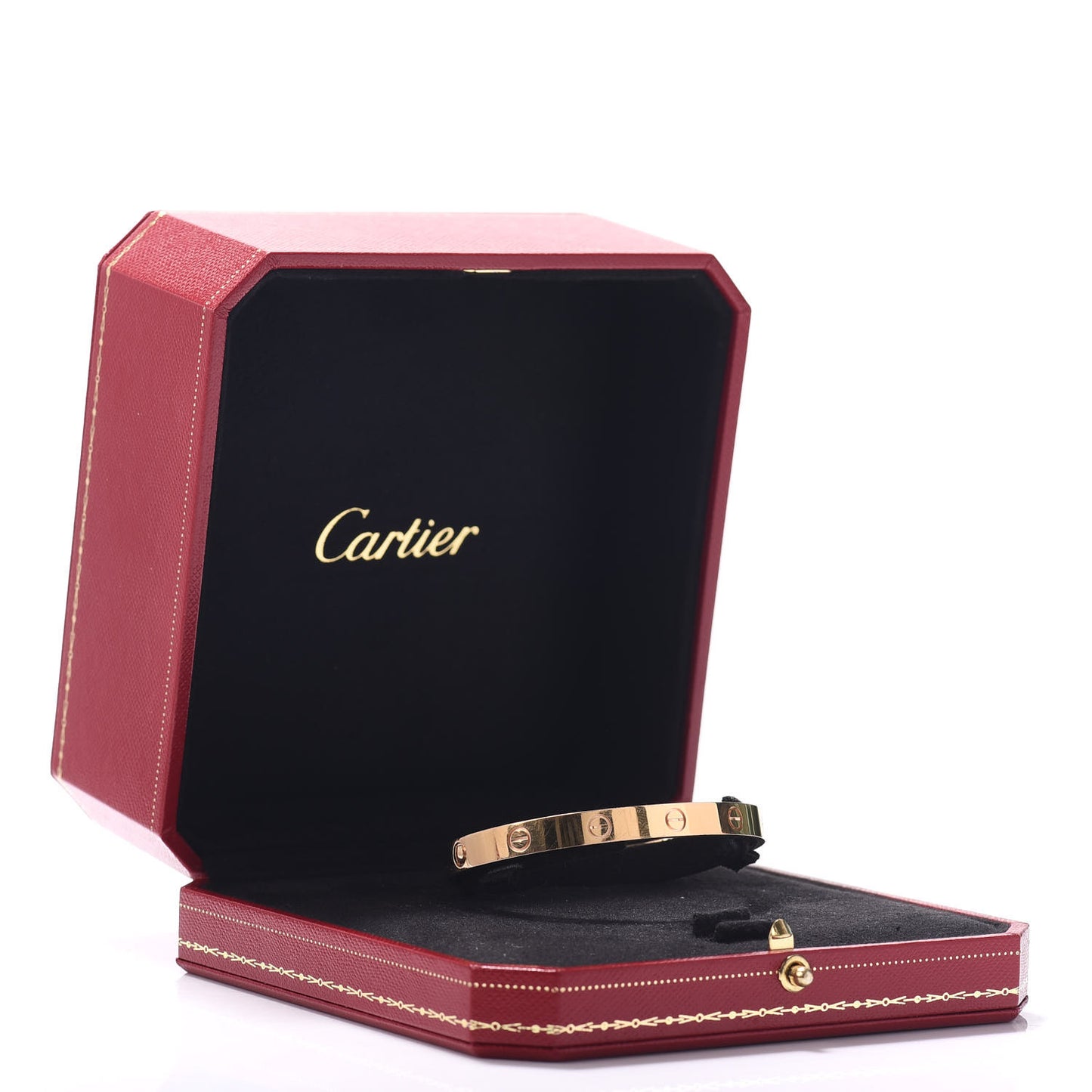 18K Yellow Gold LOVE Bracelet 17