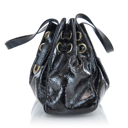 Jimmy Choo Crushed Patent Leather Ramona Tote Black 4 of 8