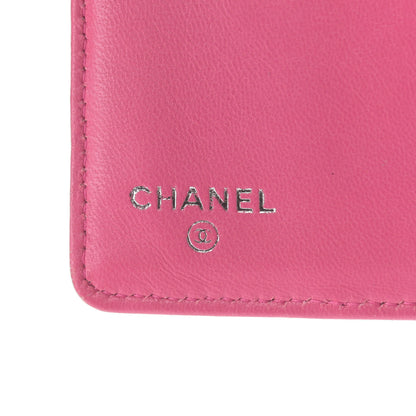 Chanel Patent Calfskin Lucky Symbols Yen Wallet Pink 6 of 10