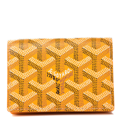 Goyard Goyardine Business Card Holder Yellow 1 of 12