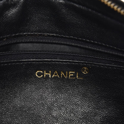 Chanel Lambskin Quilted CC Tassel Camera Case Black 6 of 13