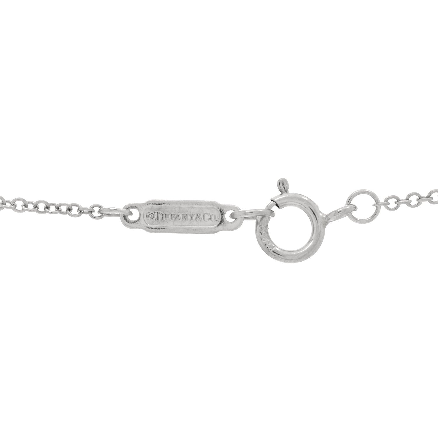 Tiffany Platinum Diamond Aquamarine Paper Flowers Pendant Necklace 3 of 3