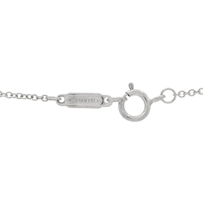 Tiffany Platinum Diamond Aquamarine Paper Flowers Pendant Necklace 3 of 3