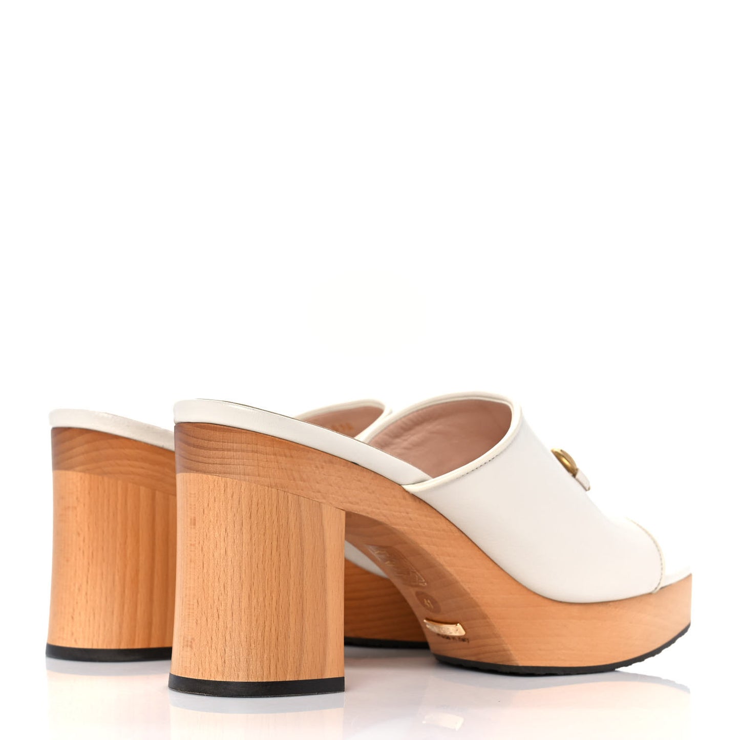Granada Kid Houdan Platform Slide Sandals 41 Mystic White