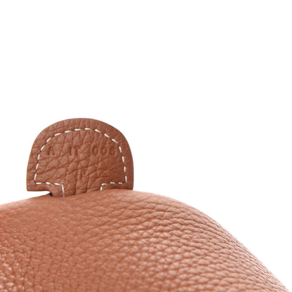 Hermes Taurillon Clemence Evelyne III PM Gold 9 of 11