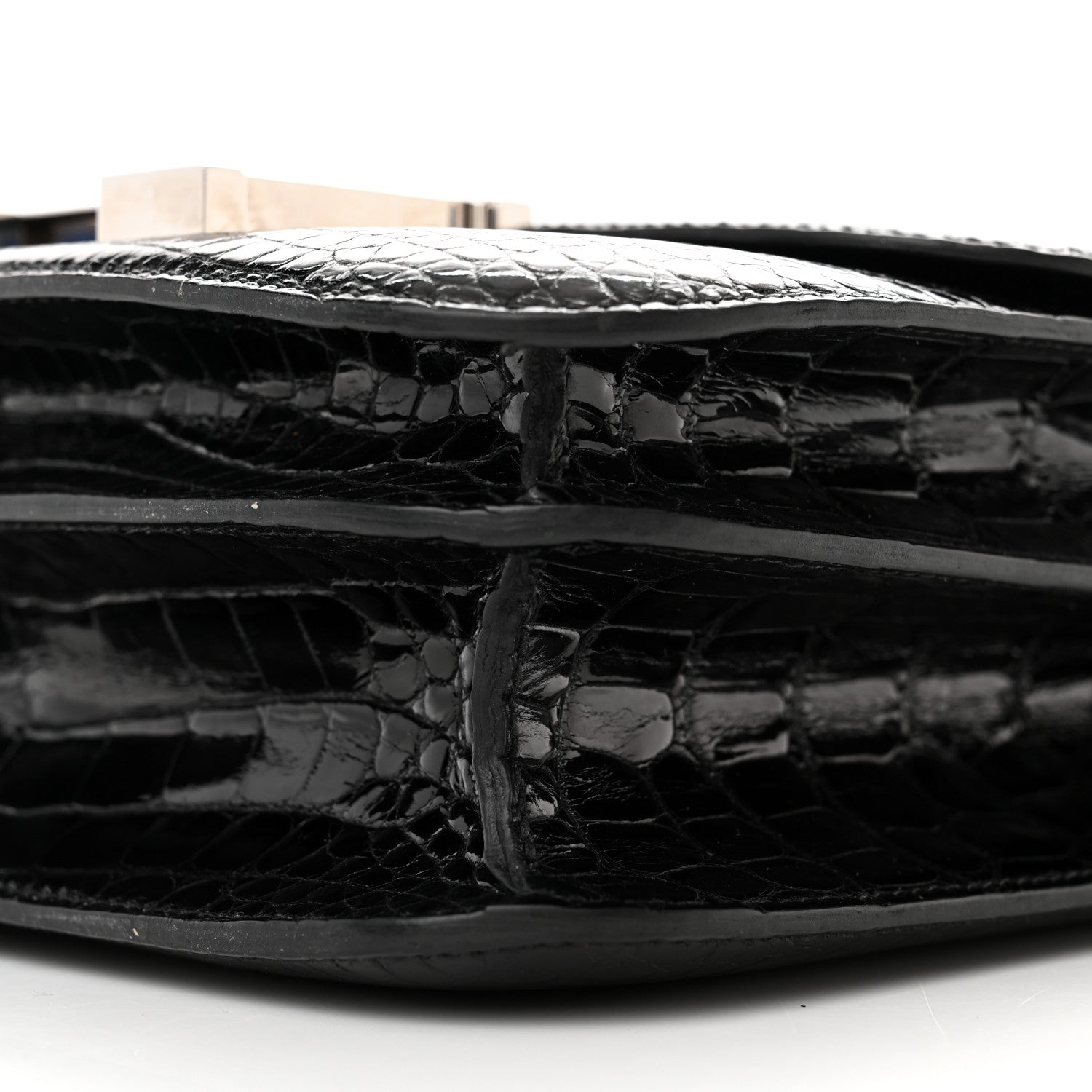 Hermes Shiny Alligator Constance 24 Black 10 of 11