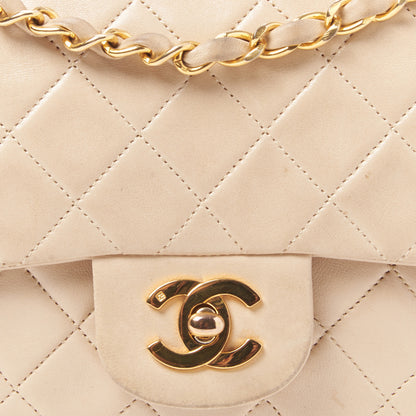 Chanel Lambskin Quilted Small Double Flap Beige 6 of 9