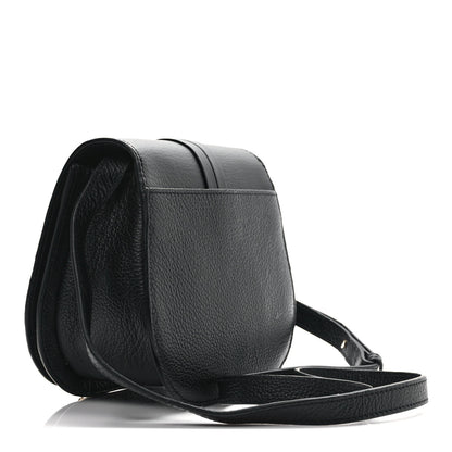 Chloe Calfskin Mini Alphabet Saddle Bag Black 3 of 9