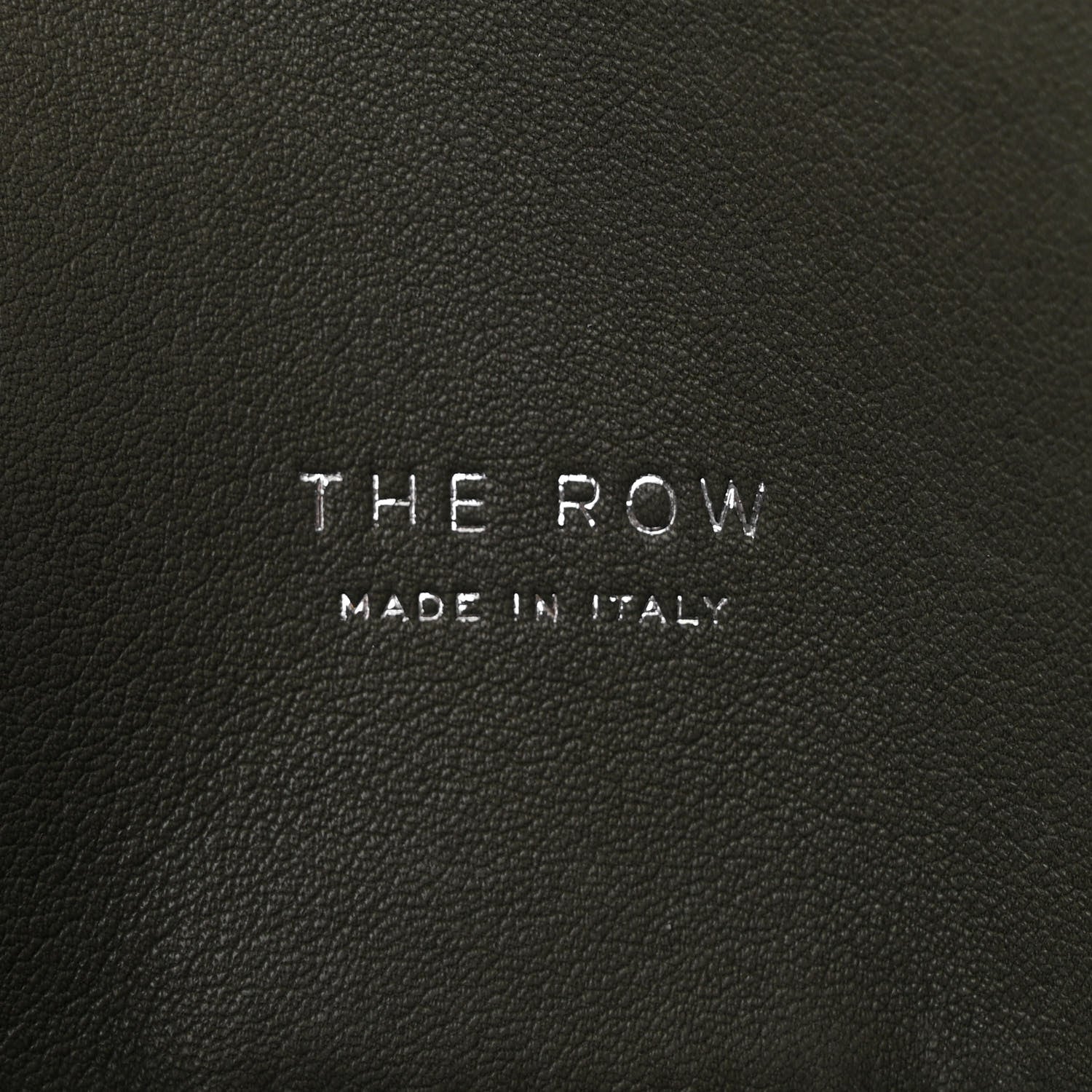 The Row Polished Saddle Calfskin Soft Margaux 15 Koala Grey 6 of 9