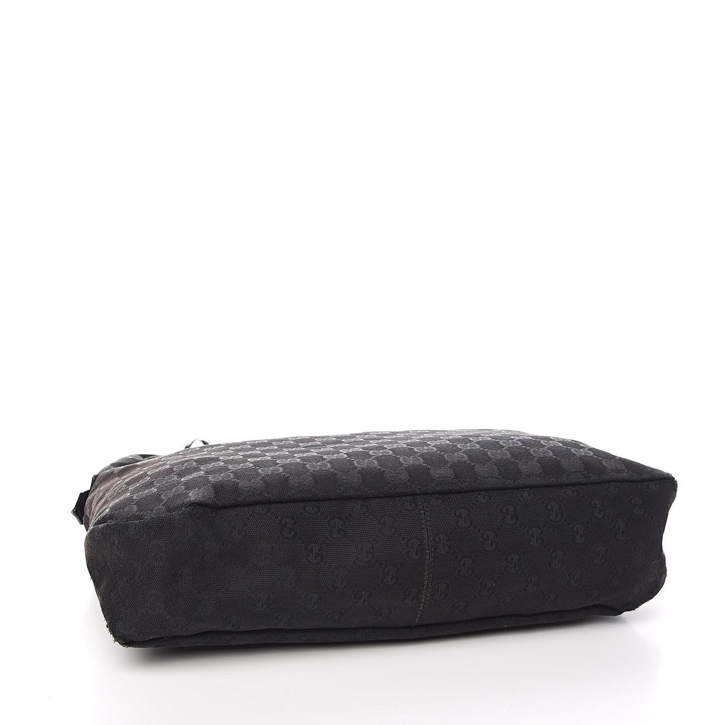 Monogram Medium Horsebit Chain Hobo Black